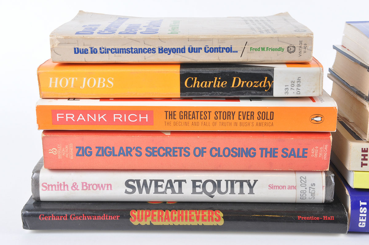 Rick Pitino Signed "Rebound Rules" First Edition Hardcover and Collection of Motivational Books