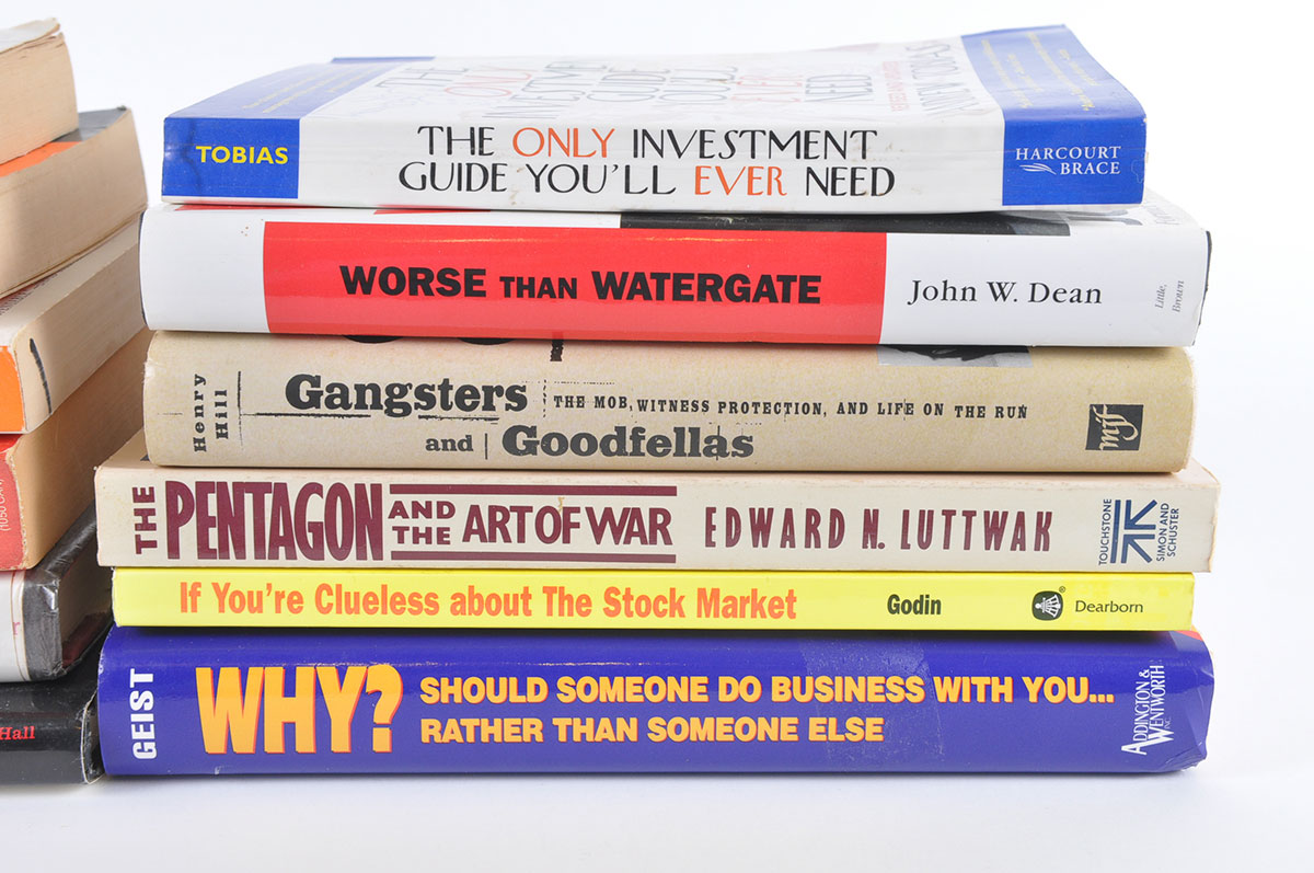 Rick Pitino Signed "Rebound Rules" First Edition Hardcover and Collection of Motivational Books