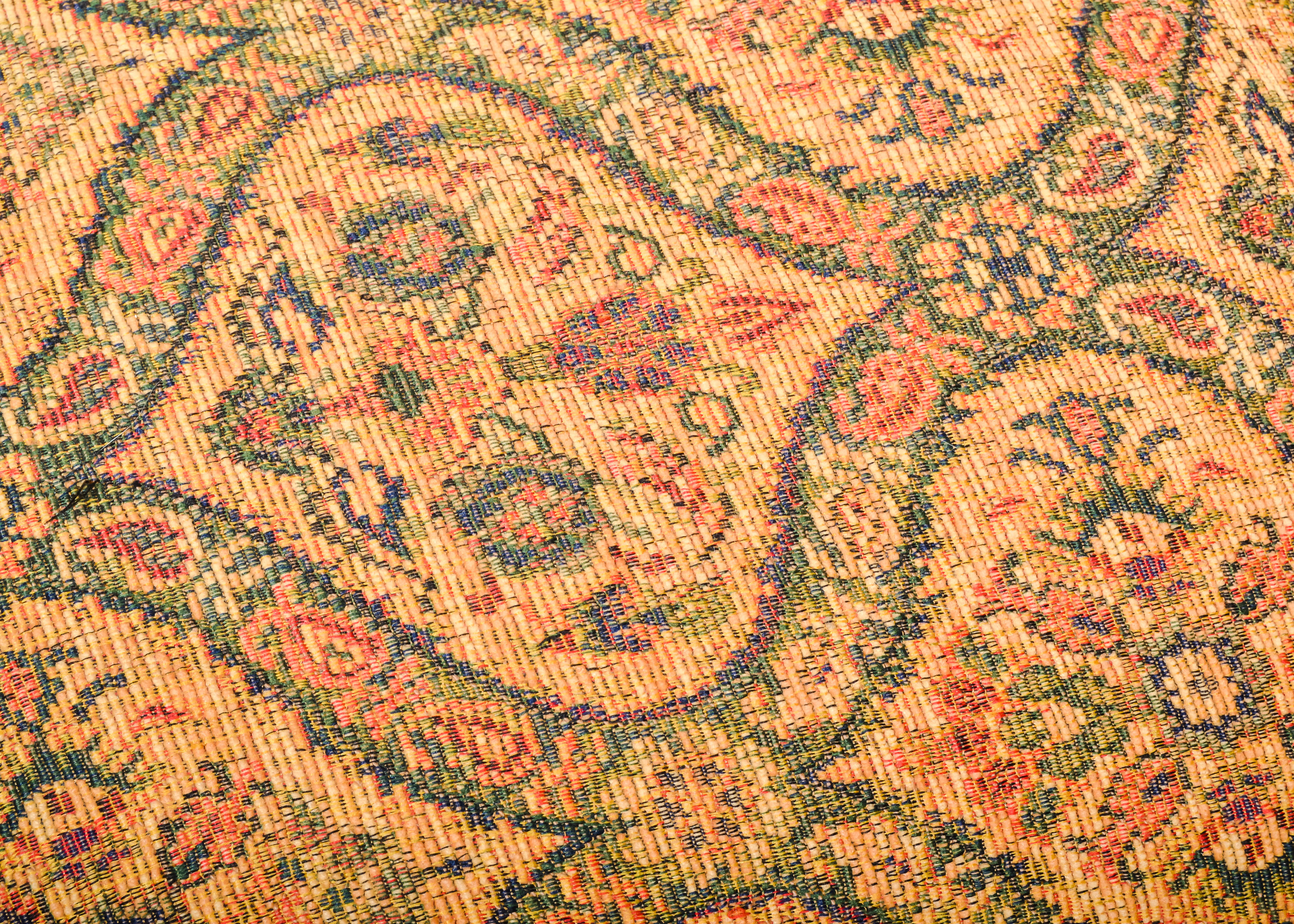 Green Leather Oversized  Loveseat