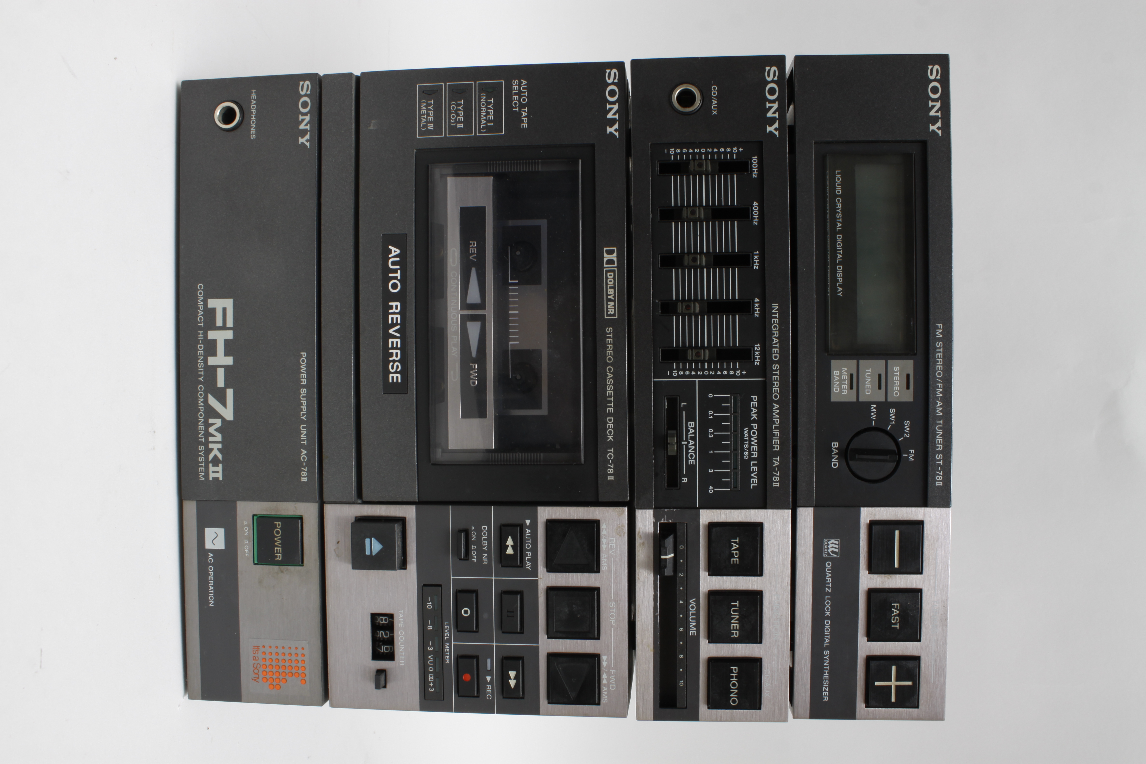 Sony FH-7 MKII Compact High Density Component System and Speakers