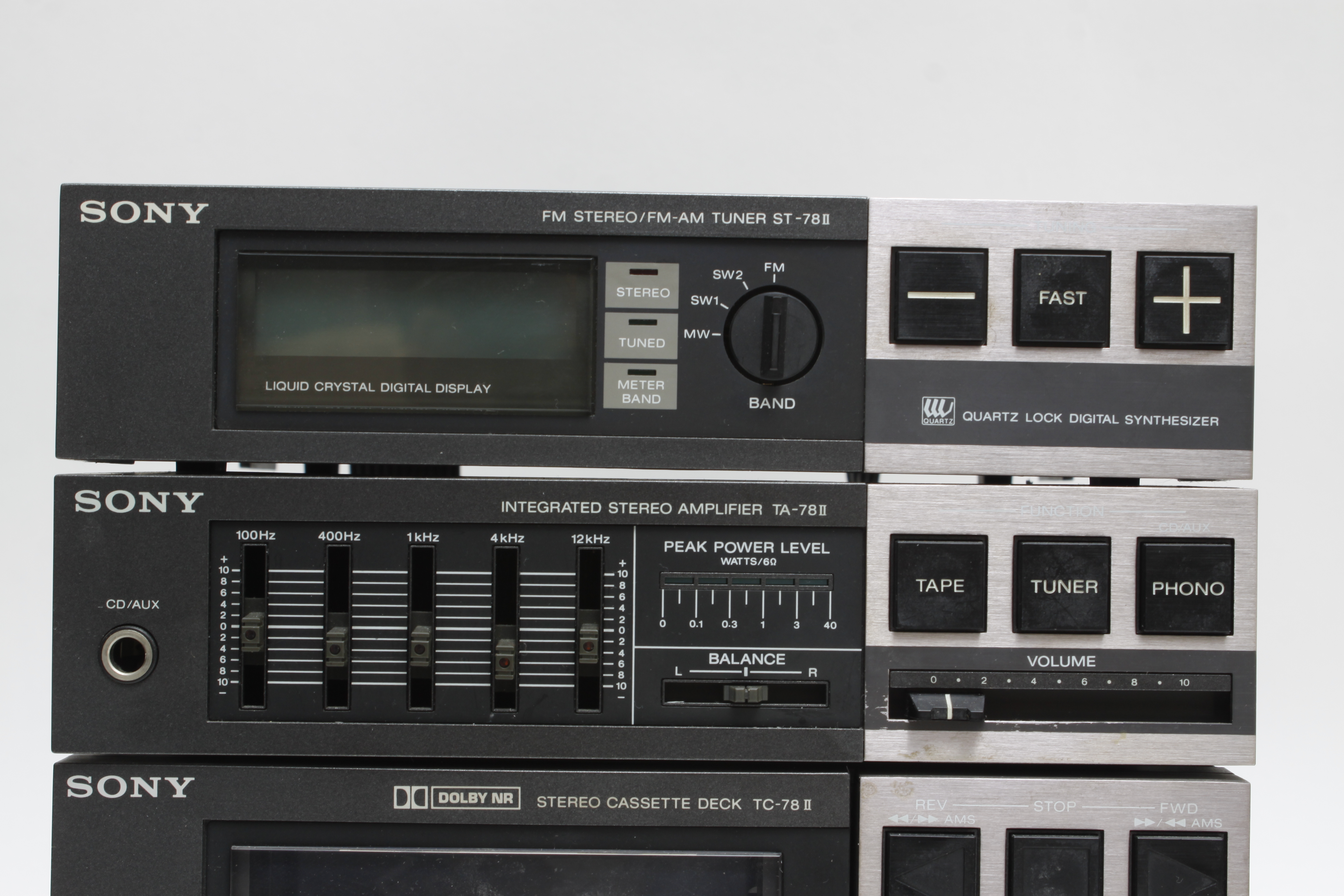 Sony FH-7 MKII Compact High Density Component System and Speakers