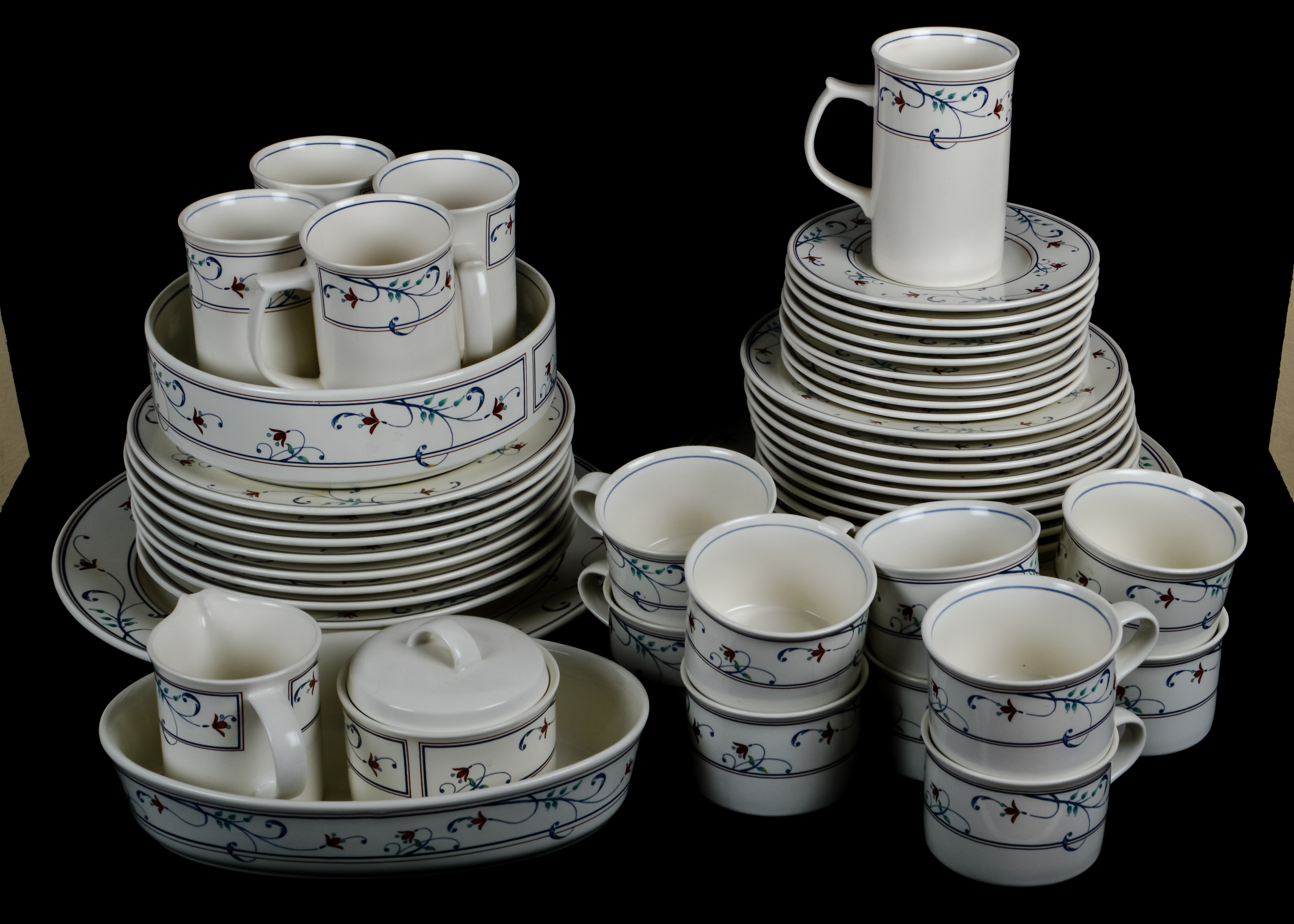 Set of Mikasa Intaglio Dishware