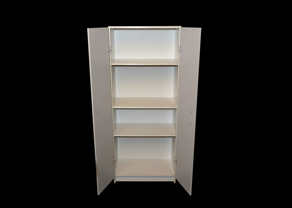 White Laminate Storage Cabinet