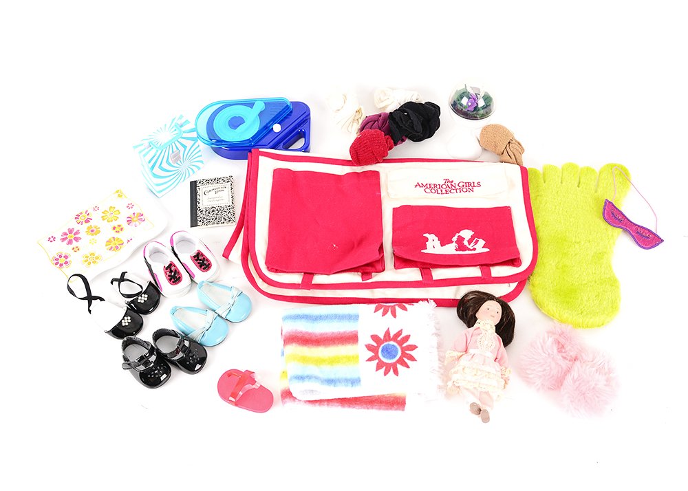 American Girl Doll Shoes, Organizer, and Other Assorted Accessories