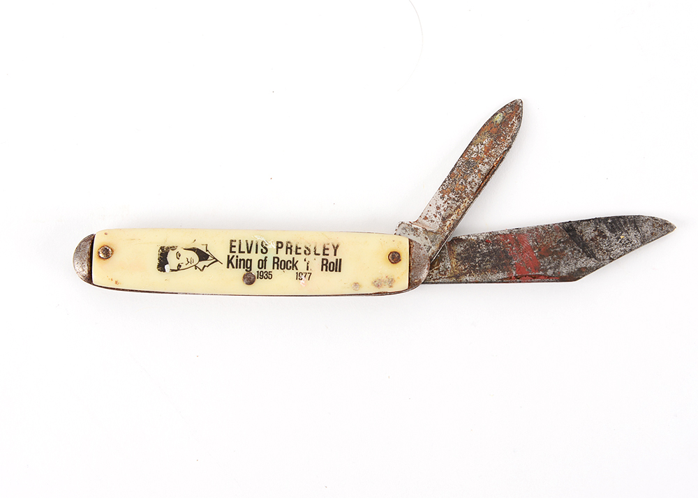 Commemorative Elvis Presley Pocket Knife
