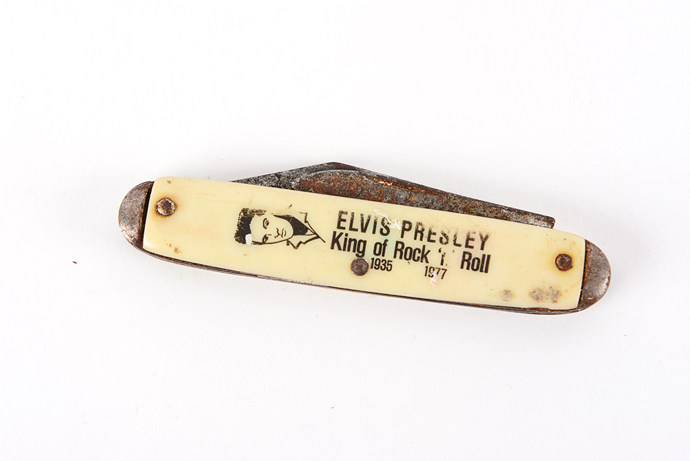 Commemorative Elvis Presley Pocket Knife