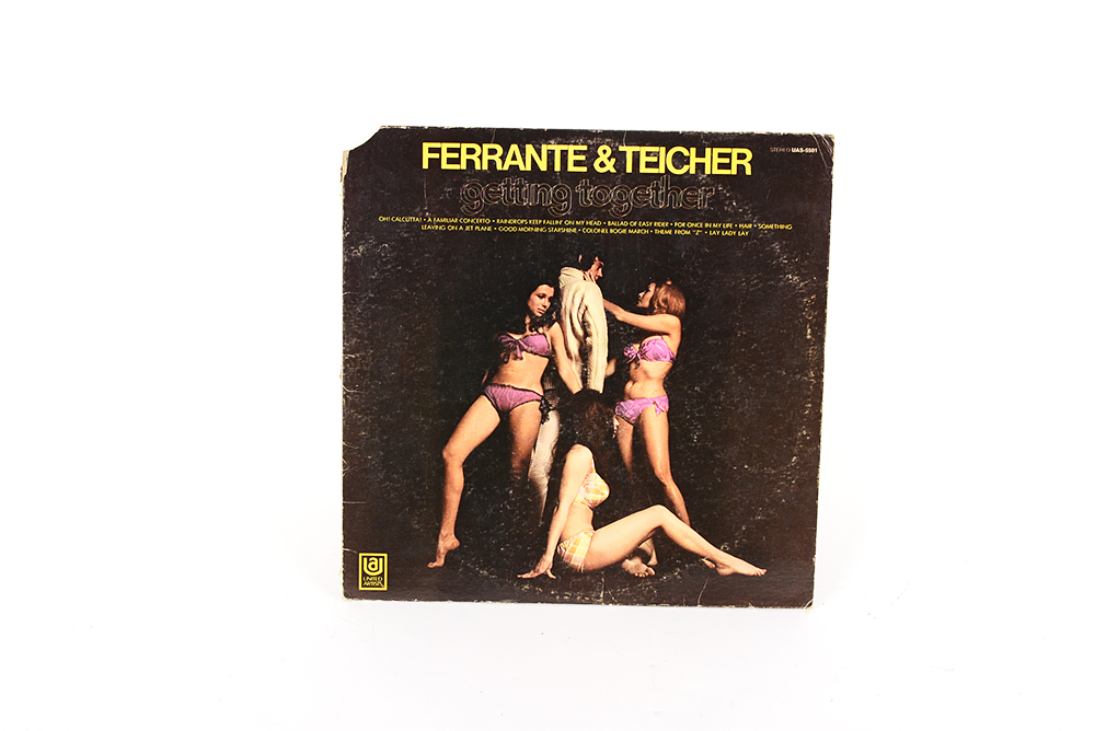 Vintage Vinyl Records Featuring Disco Duck