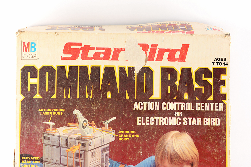 1980s Milton Bradley Star Bird and Command Base Toy