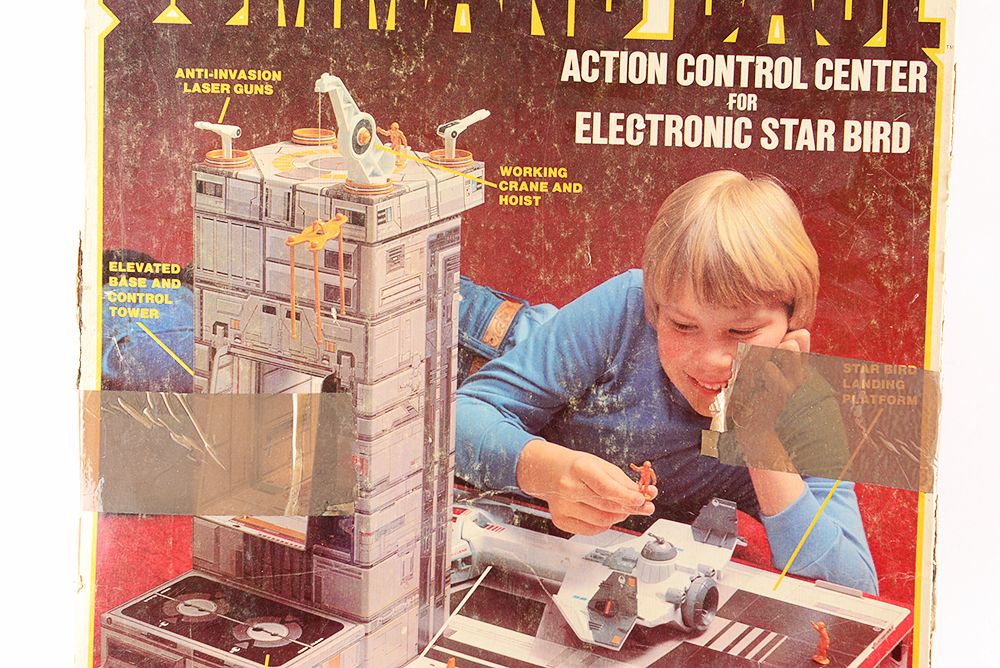 1980s Milton Bradley Star Bird and Command Base Toy