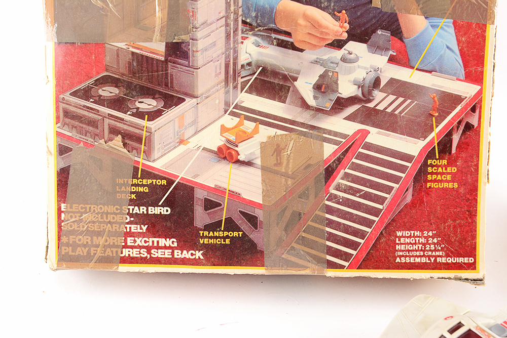 1980s Milton Bradley Star Bird and Command Base Toy
