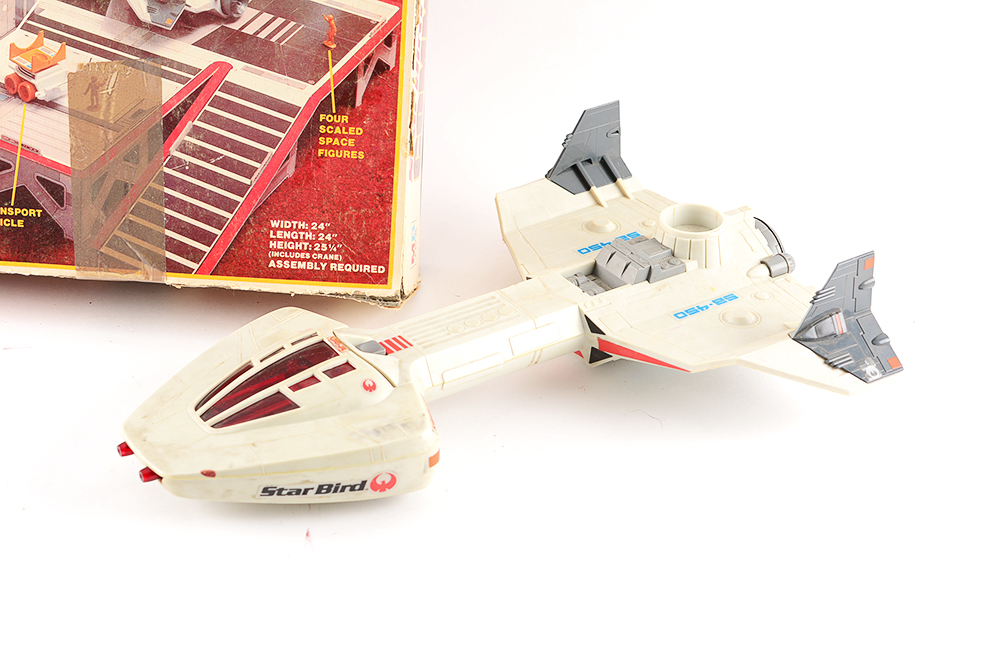 1980s Milton Bradley Star Bird and Command Base Toy