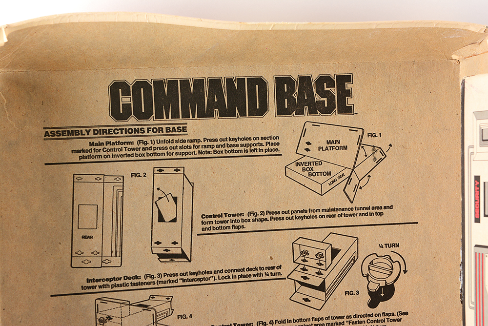 1980s Milton Bradley Star Bird and Command Base Toy