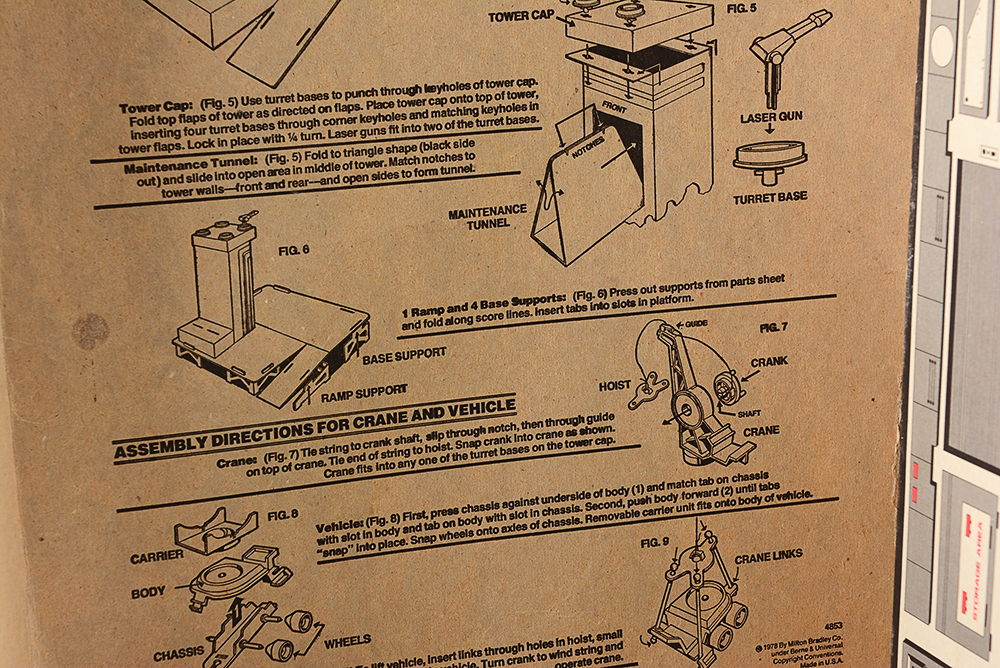 1980s Milton Bradley Star Bird and Command Base Toy