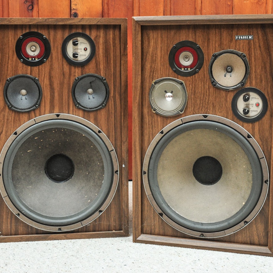 Pair of Fisher XP 95C Stereo Speakers