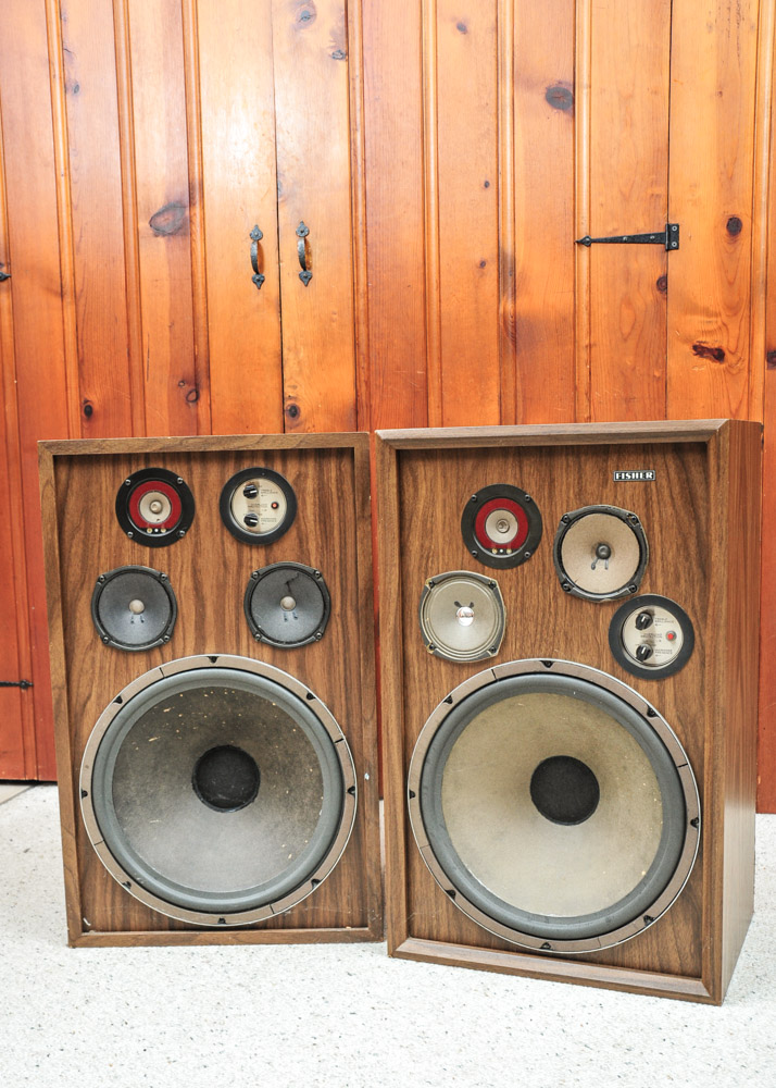Pair of Fisher XP 95C Stereo Speakers