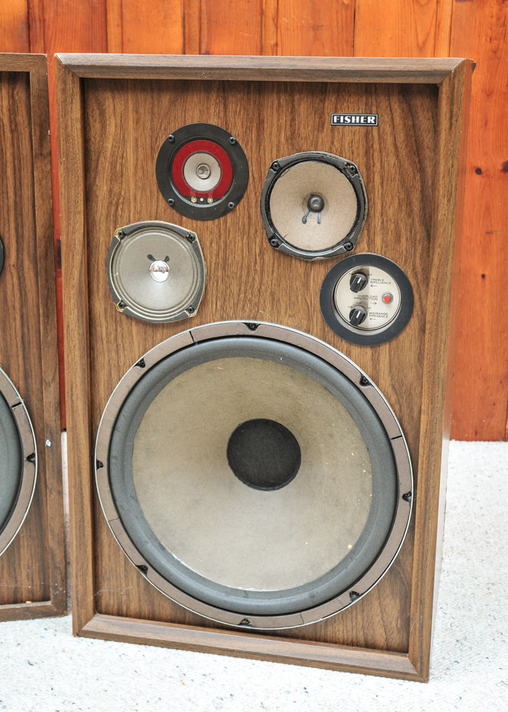 Pair of Fisher XP 95C Stereo Speakers