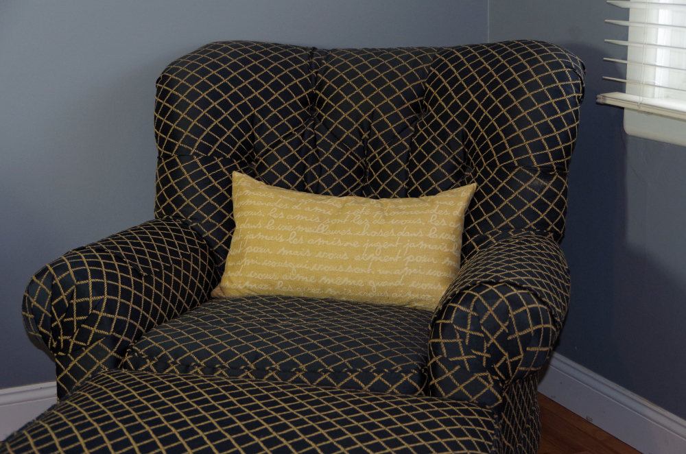 Pembrook Chair Corp. Club Chair with Ottoman