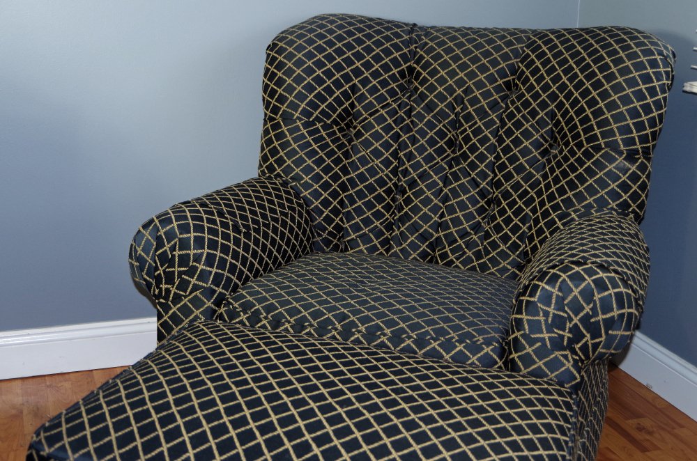 Pembrook Chair Corp. Club Chair with Ottoman