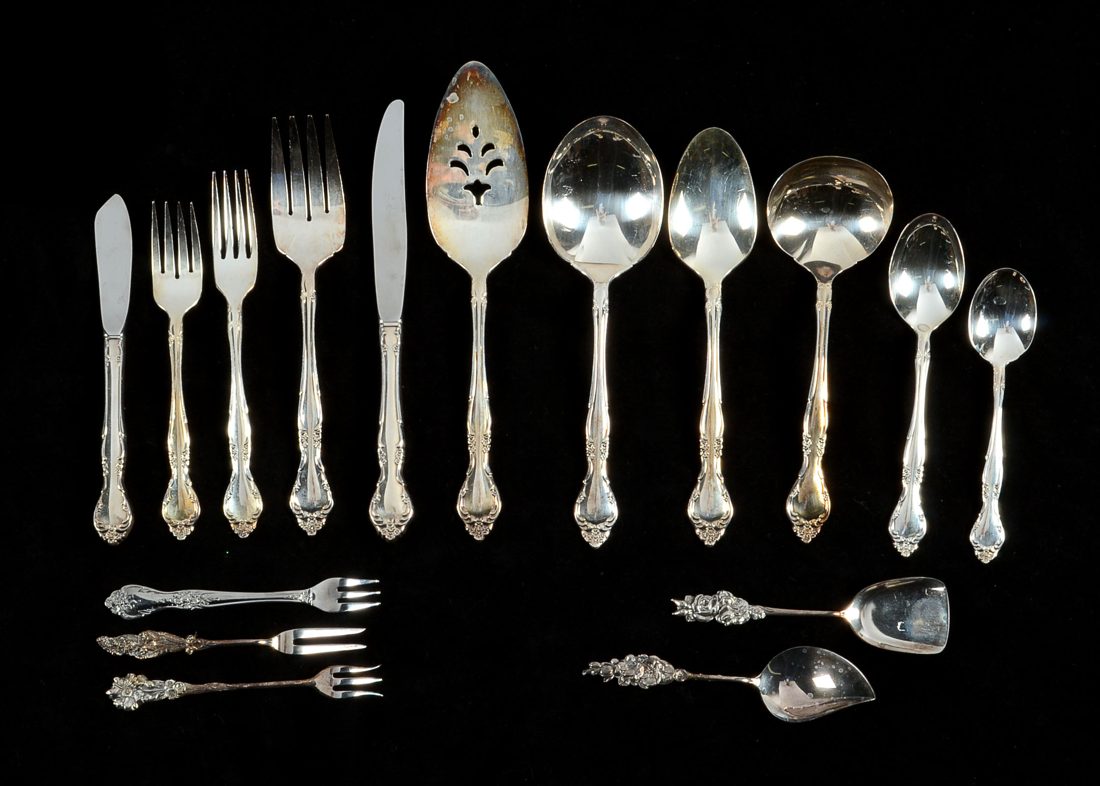 Set of Community "Affection" Silverplate Flatware and More