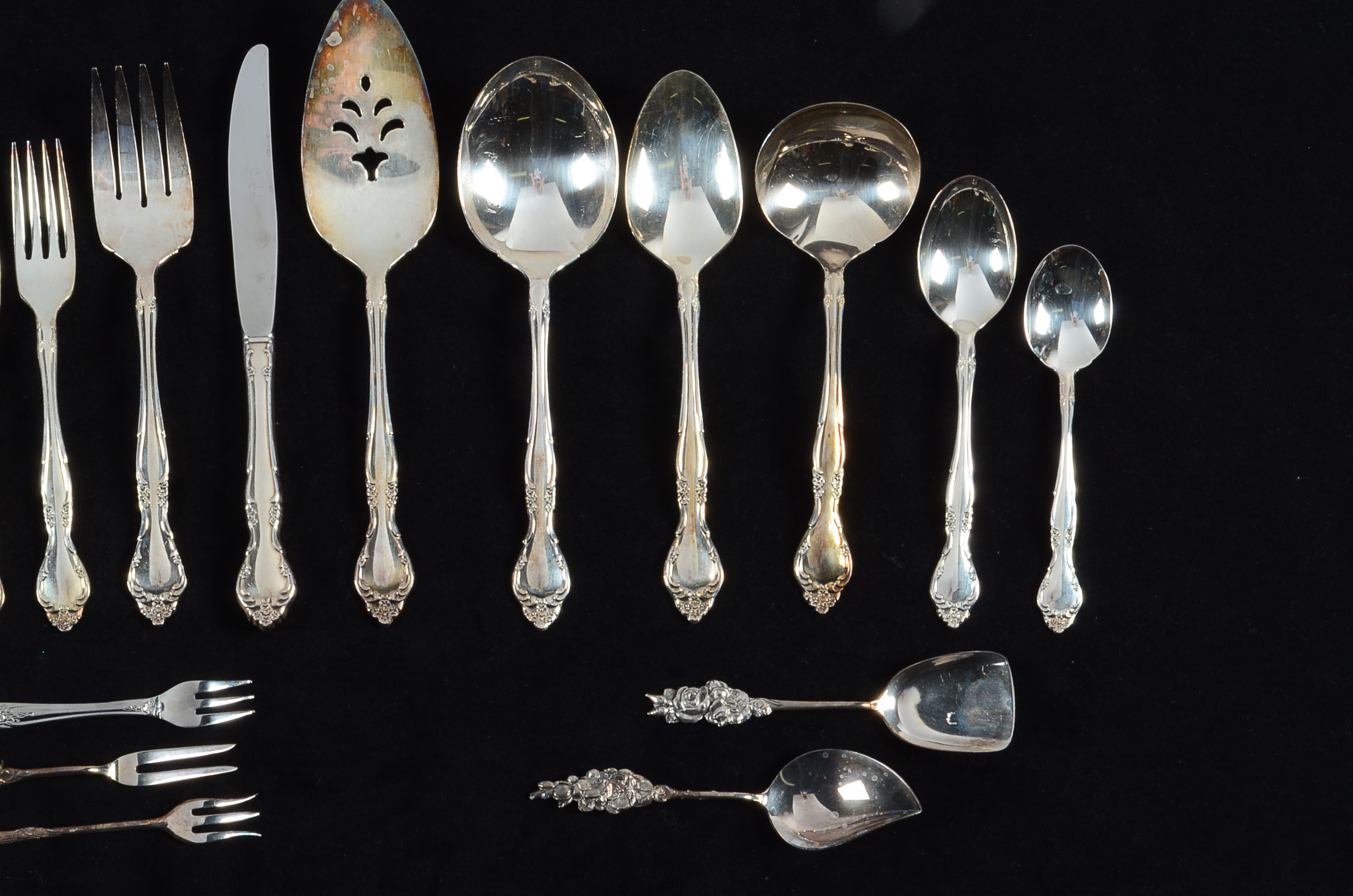 Set of Community "Affection" Silverplate Flatware and More