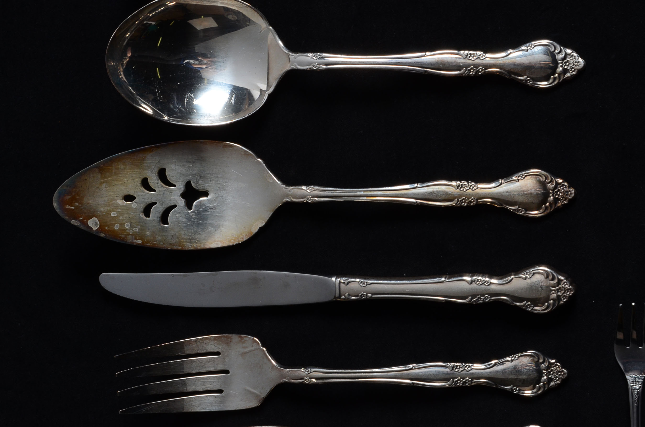 Set of Community "Affection" Silverplate Flatware and More