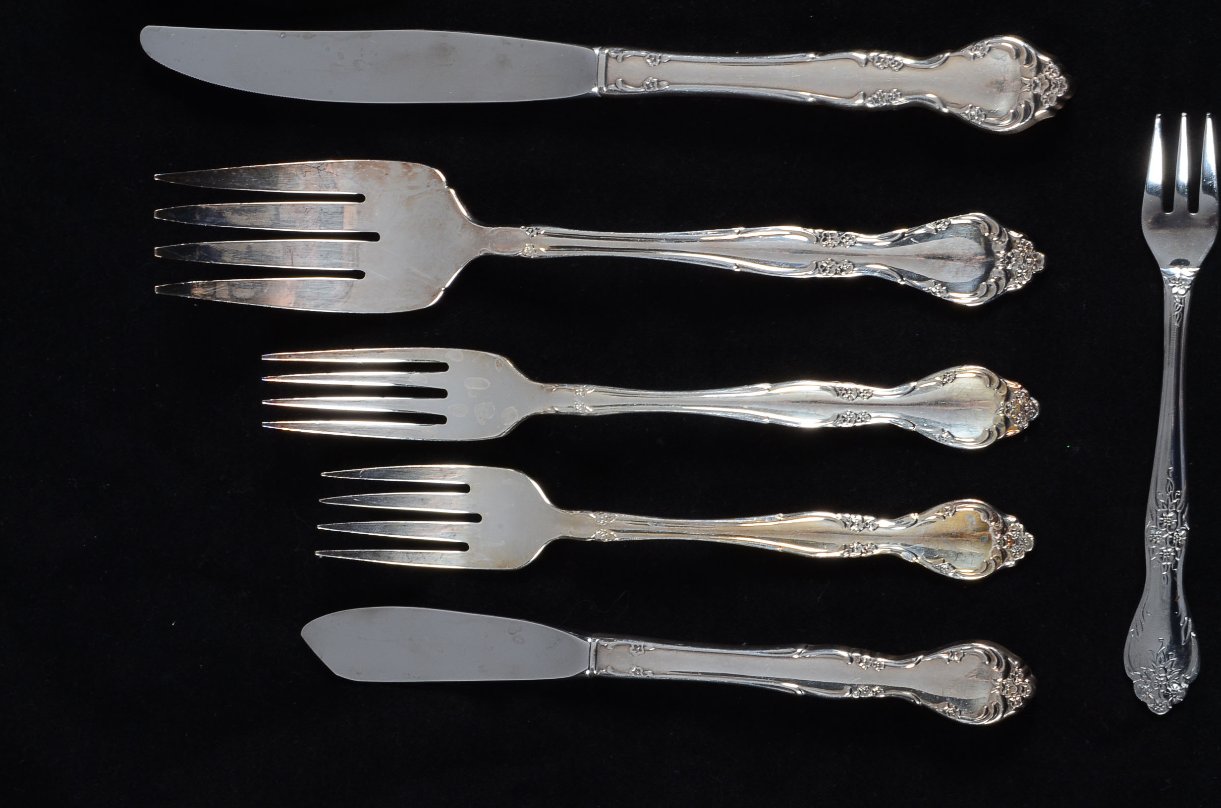 Set of Community "Affection" Silverplate Flatware and More