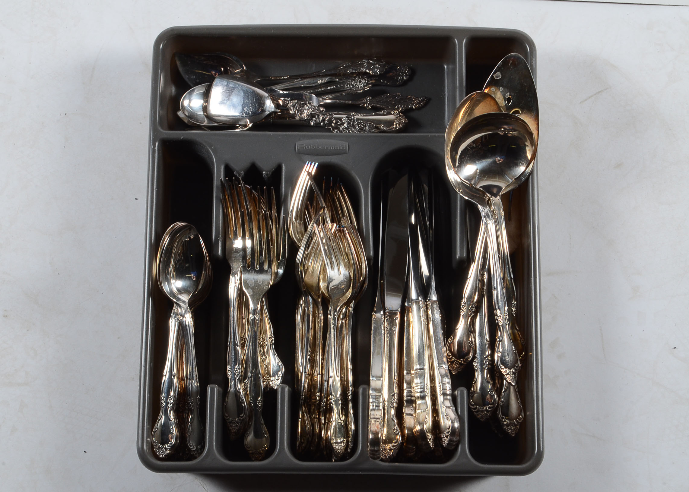 Set of Community "Affection" Silverplate Flatware and More