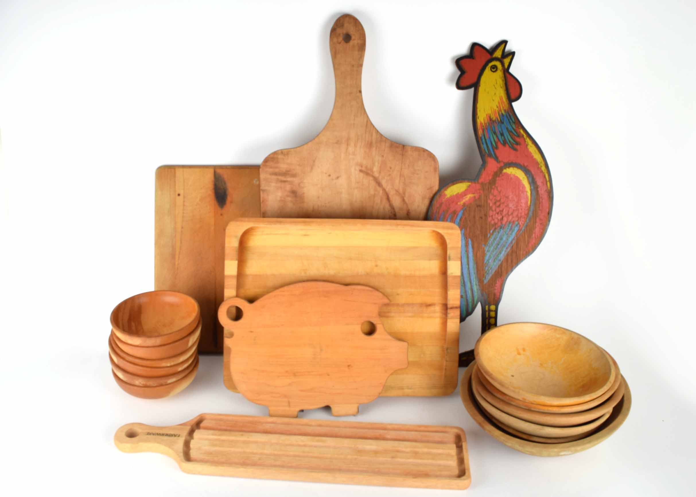 Wood Cutting Boards and Bowls