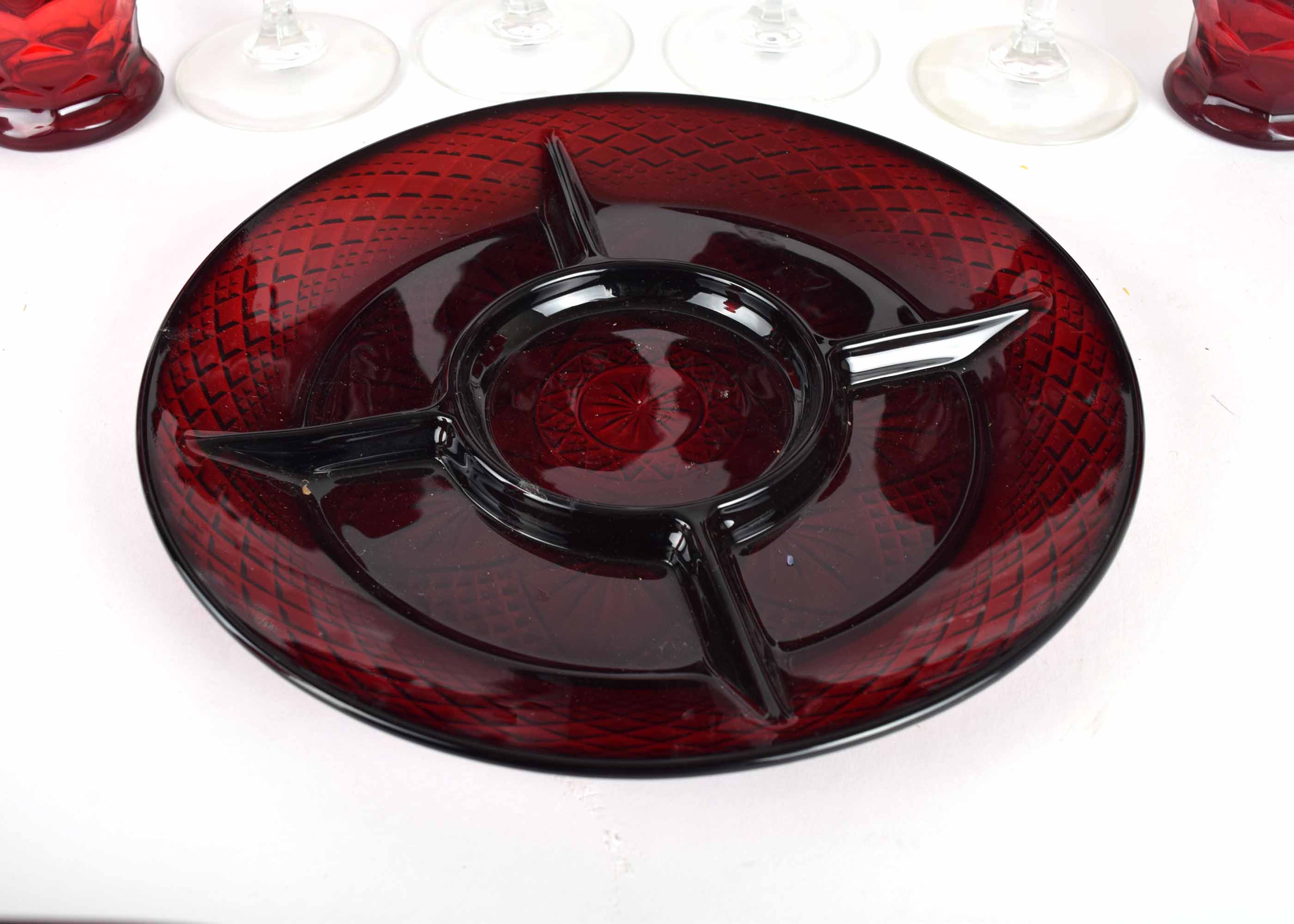 Ruby Glassware Assortment