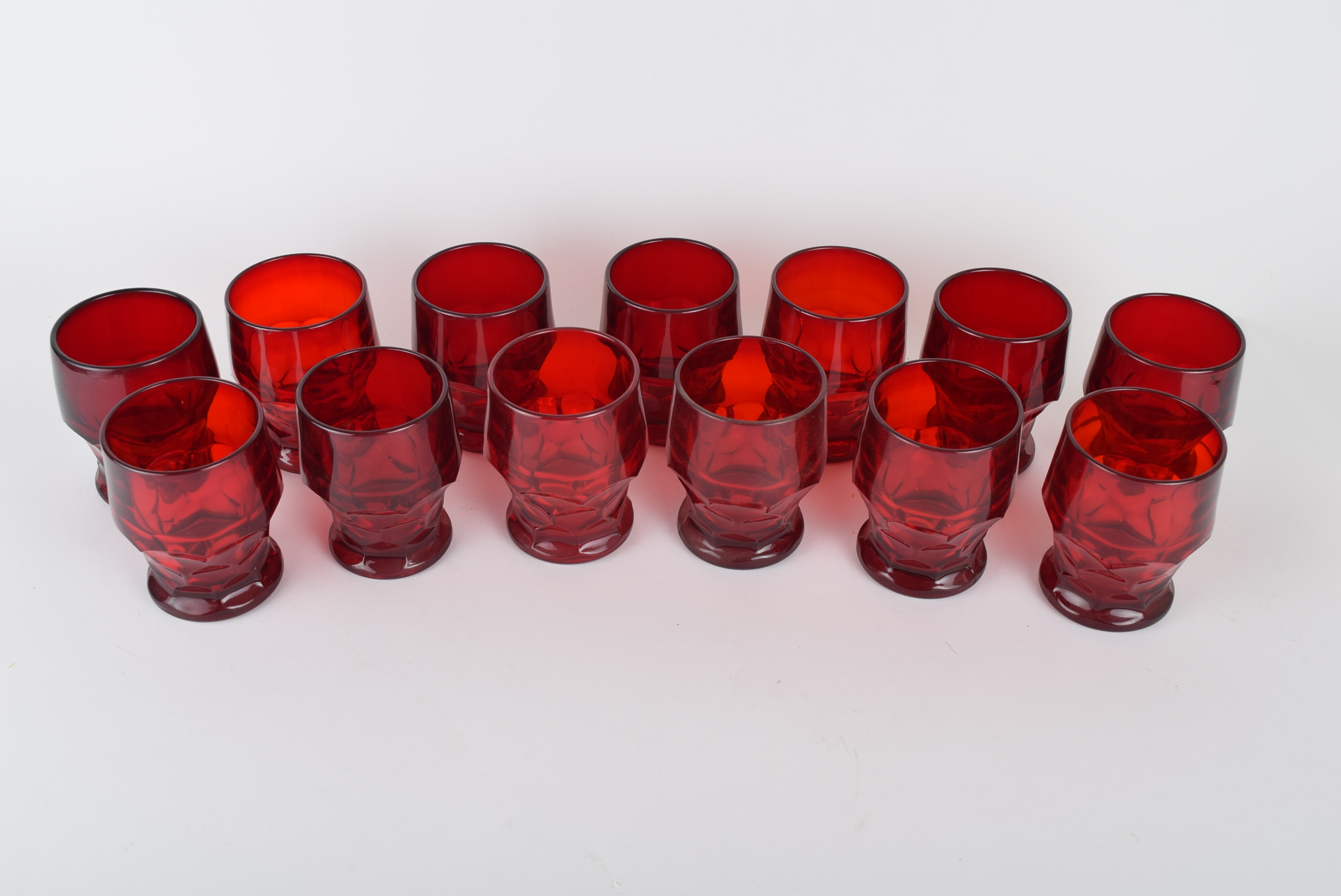 Ruby Glassware Assortment