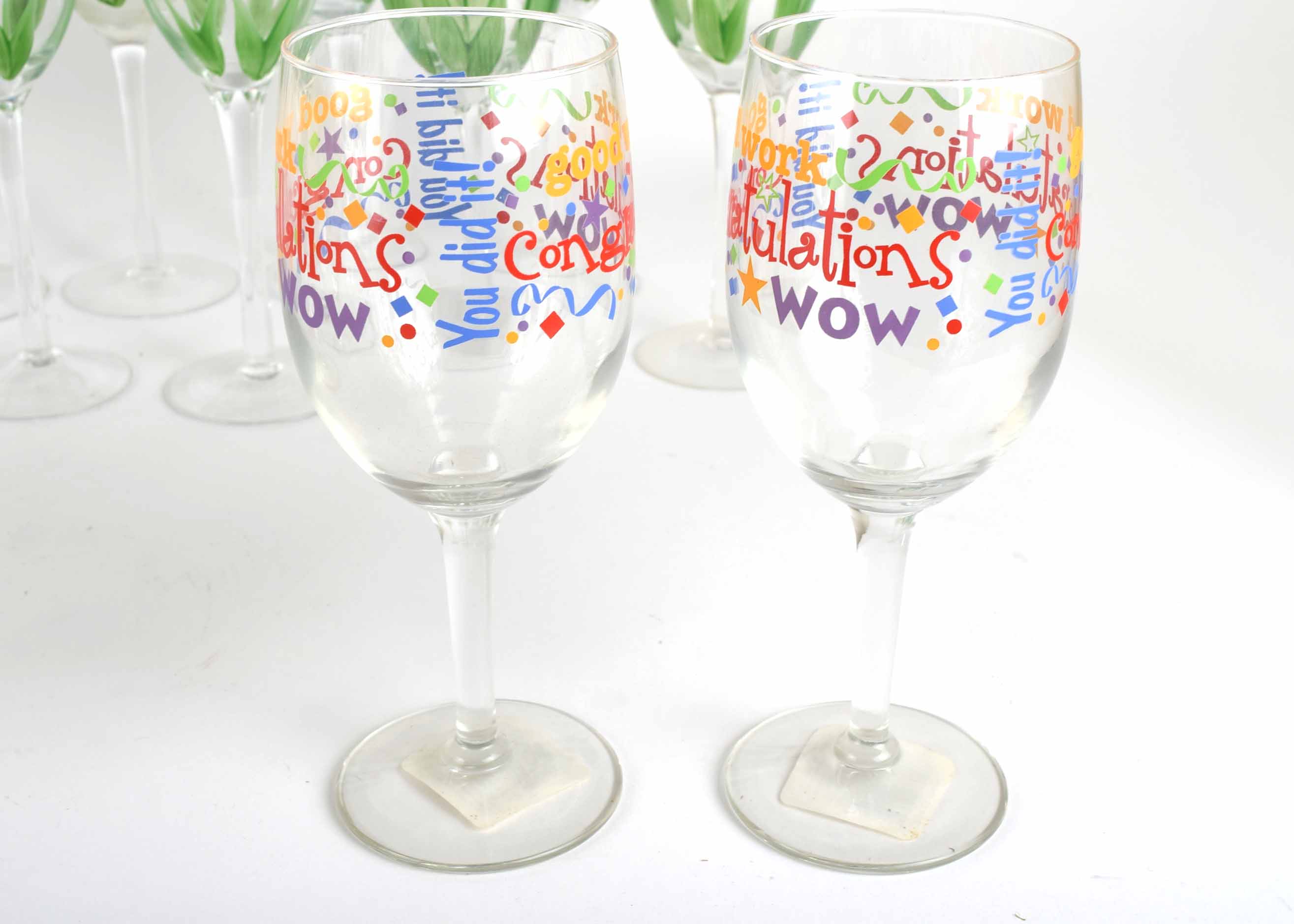 Painted Wine Glass Collection