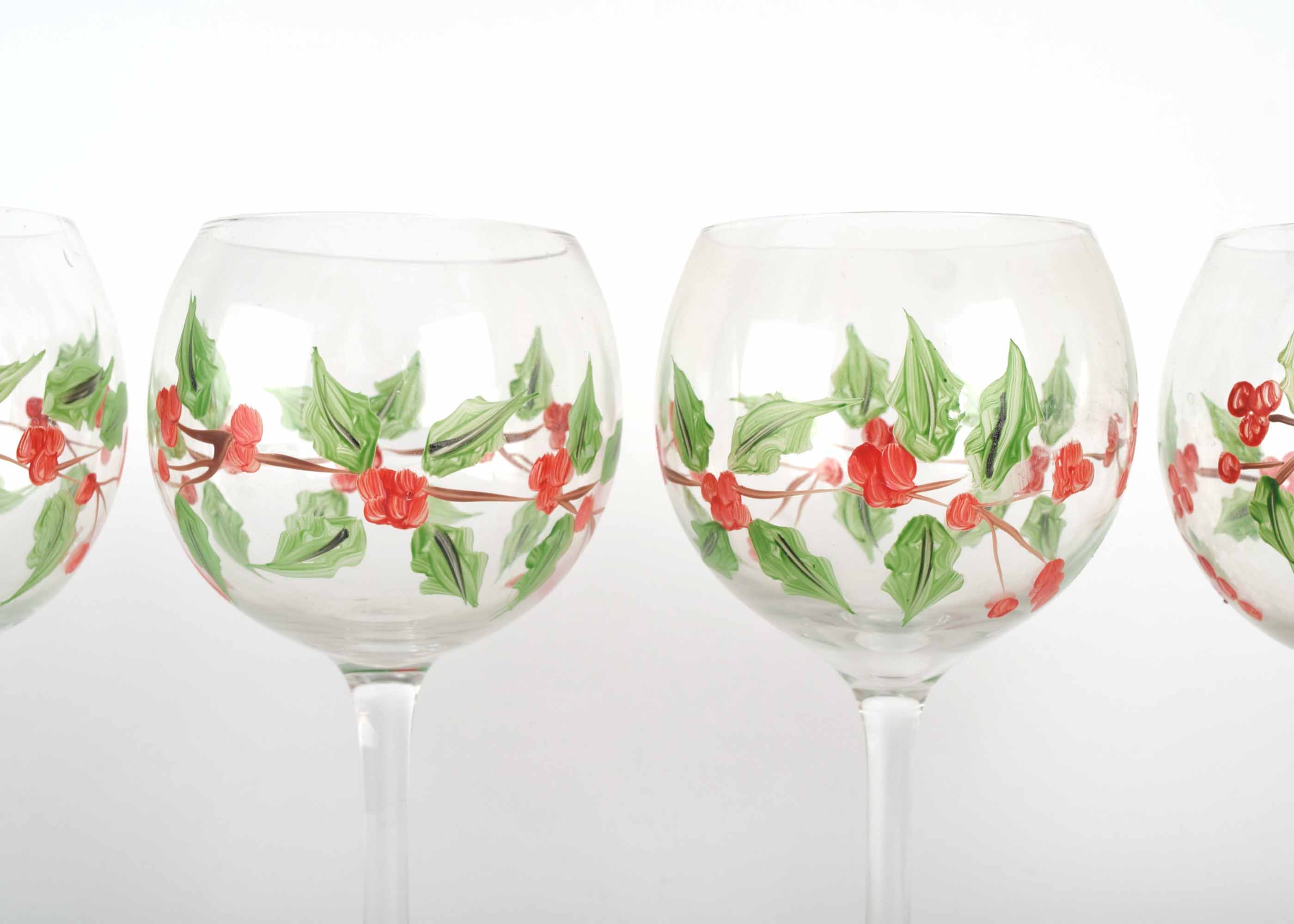 Painted Wine Glass Collection