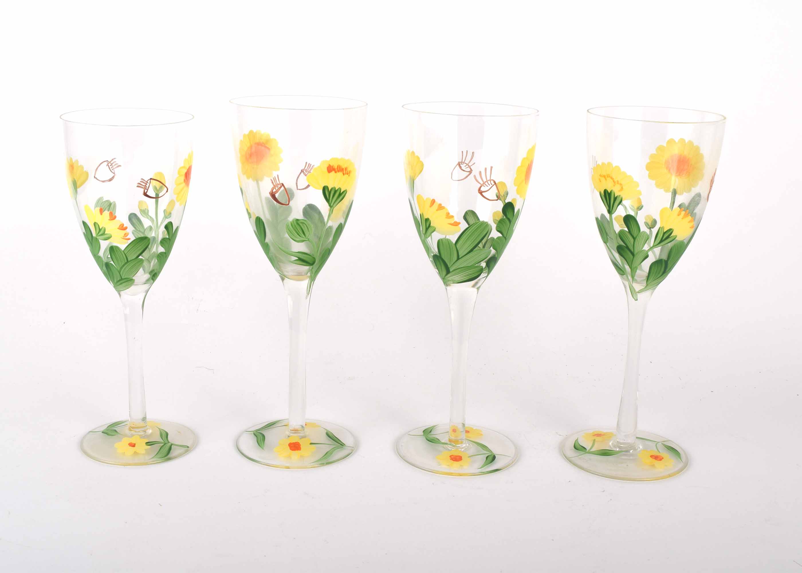Painted Wine Glass Collection