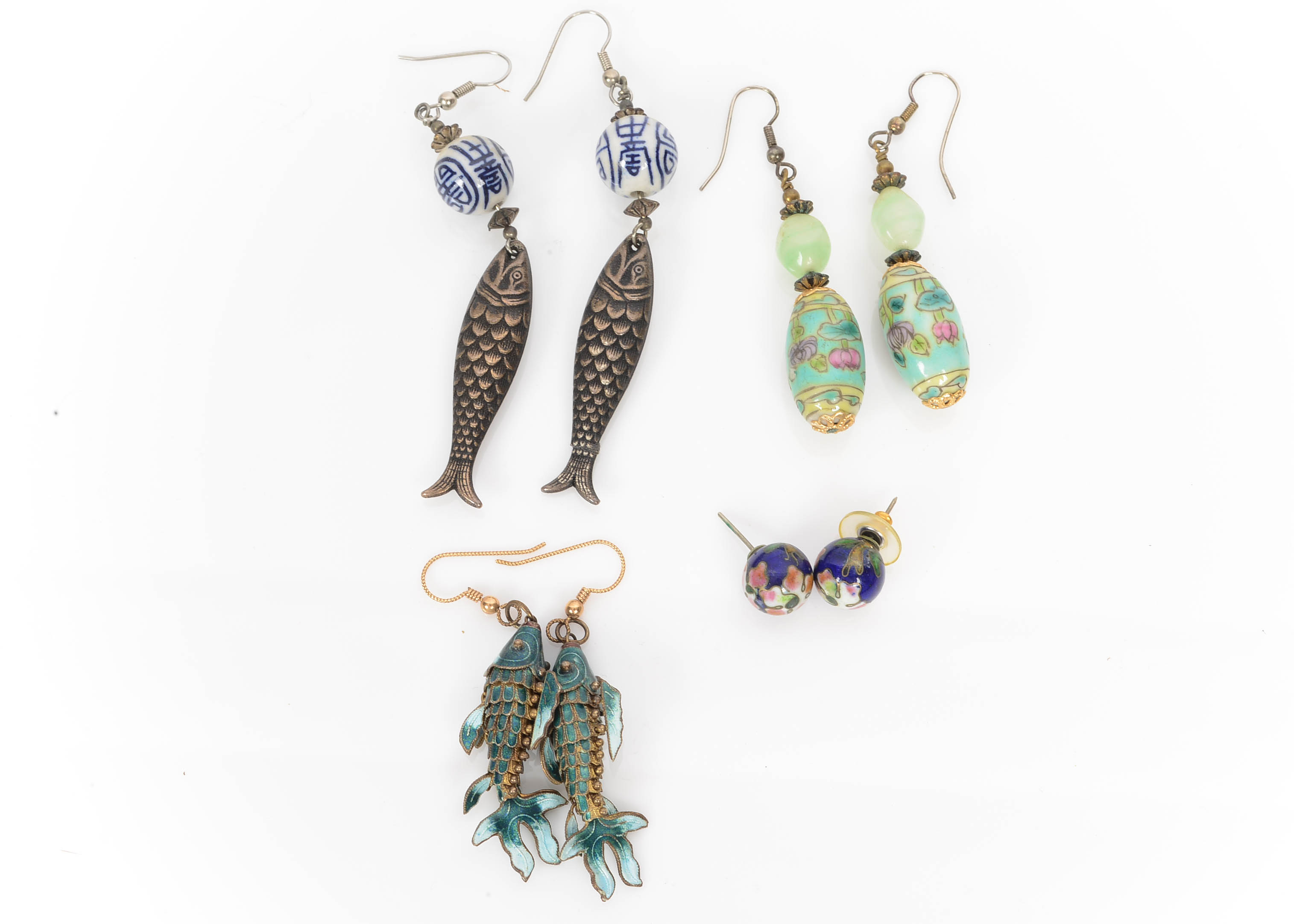 Collection of Asian Inspired Earrings