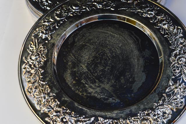 Set of Twelve Godinger SIlver Plated Charger Plates