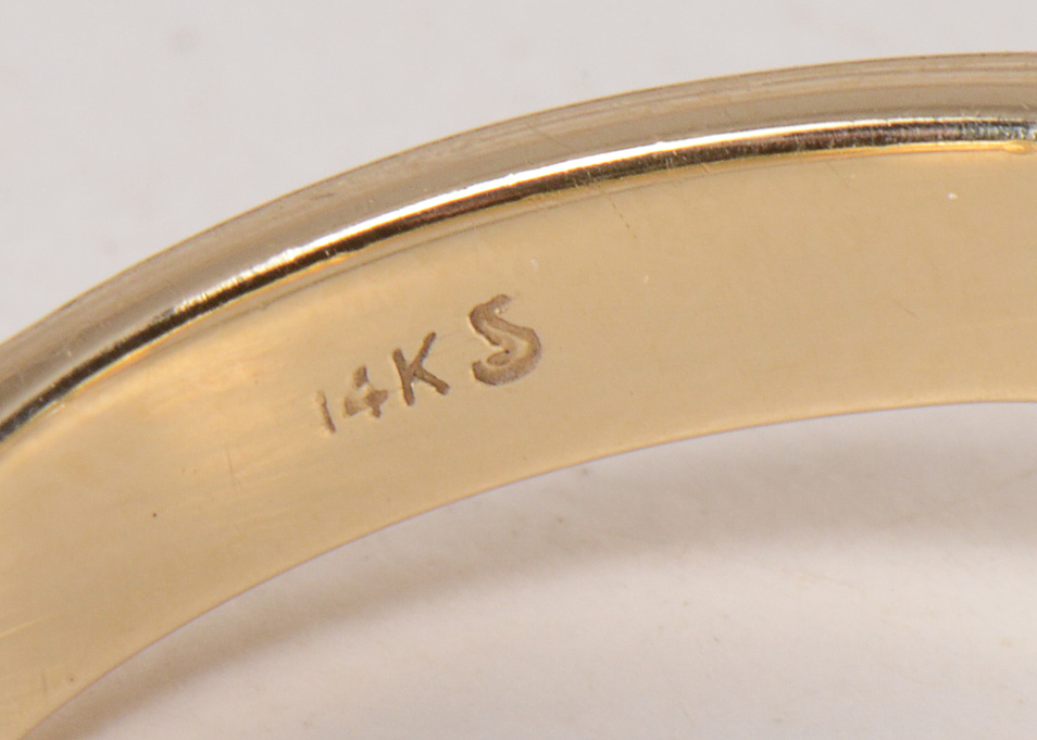 Yellow Gold Diamond Solitaire Engagement Ring