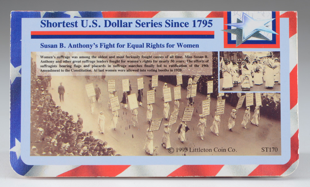 1979 Susan B. Anthony First Year All Mint Set