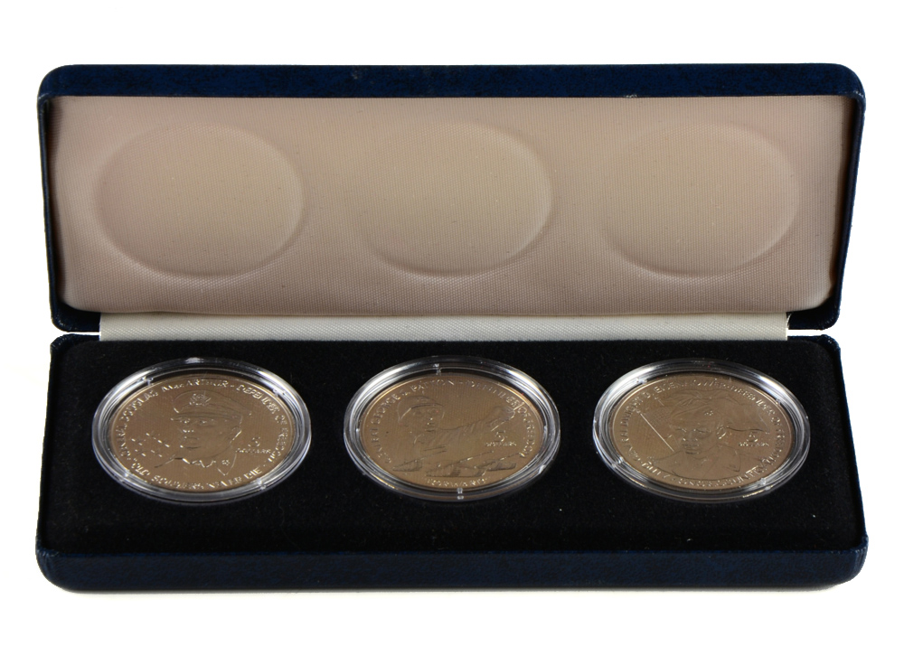 Three Coin Defenders of Freedom Coin Set