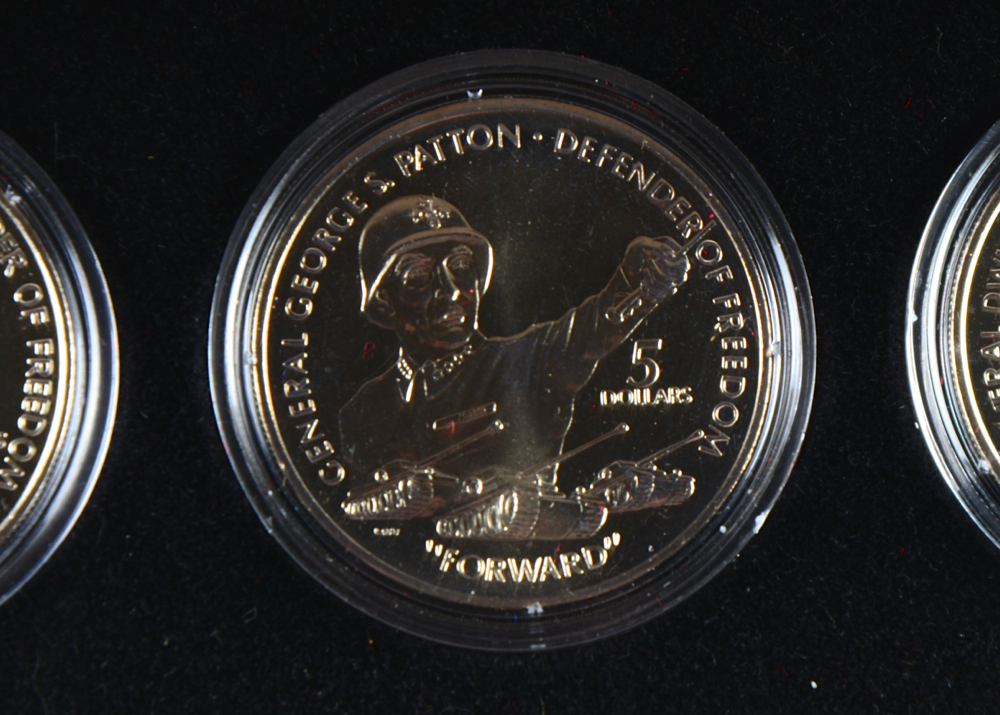 Three Coin Defenders of Freedom Coin Set