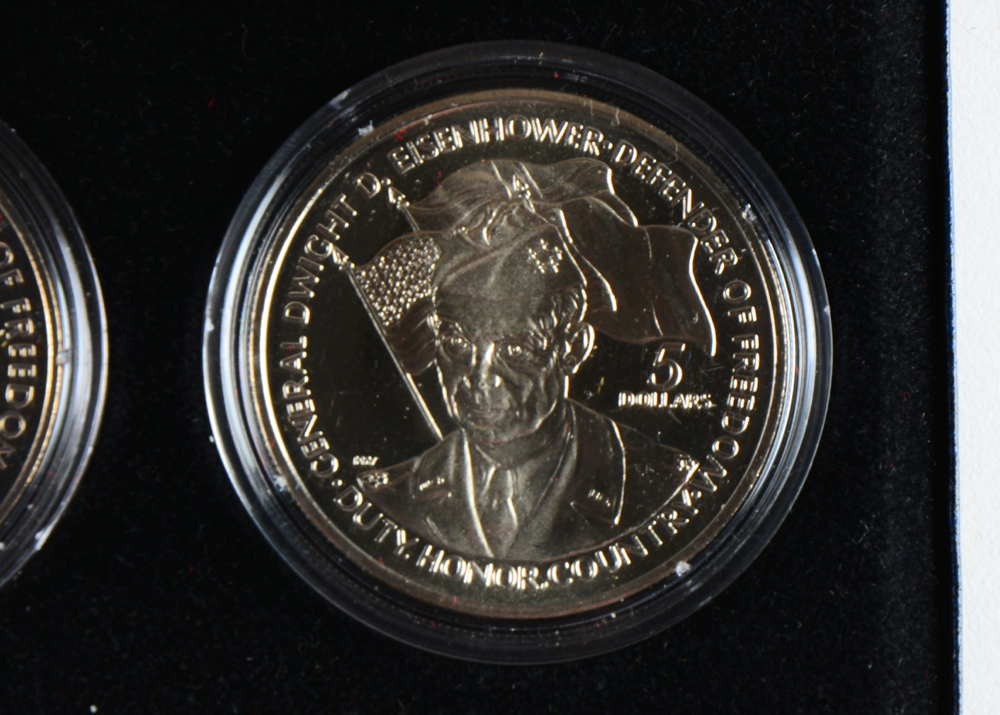 Three Coin Defenders of Freedom Coin Set