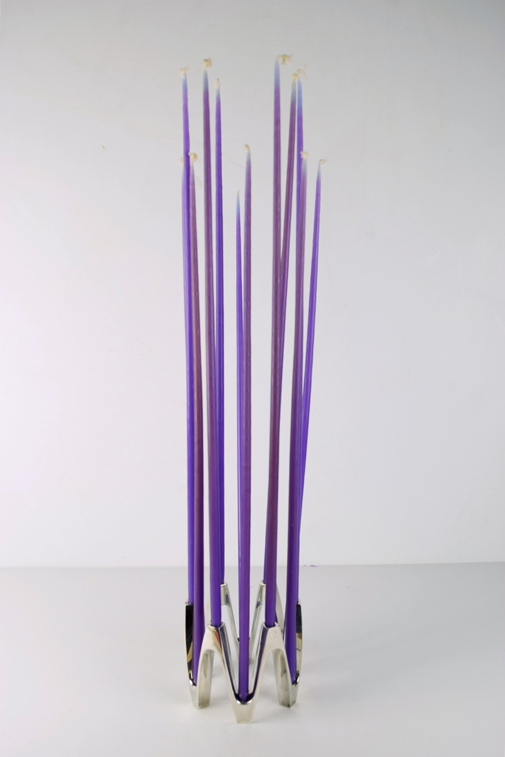 Dansk Mid-Century Modern Candle Holder with Slender Tapers