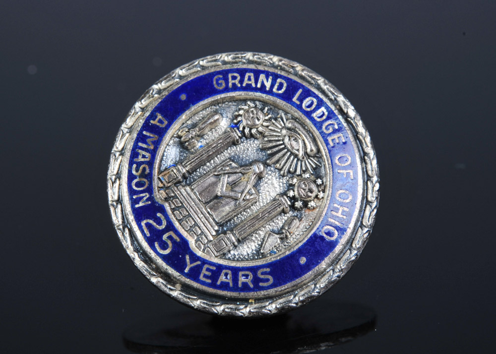 Collection of Vintage 10K and Sterling Masonic Blue Lodge Medals and Pins