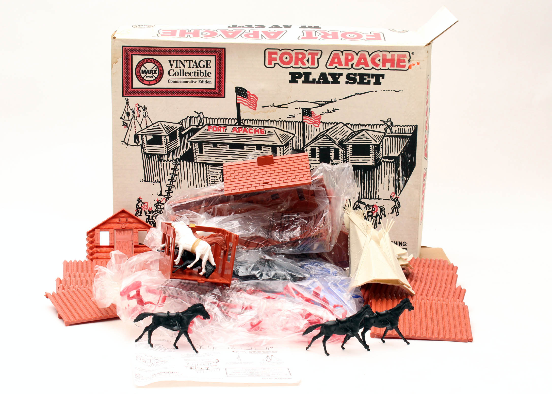 1995 Marx Commemorative Fort Apache Play Set