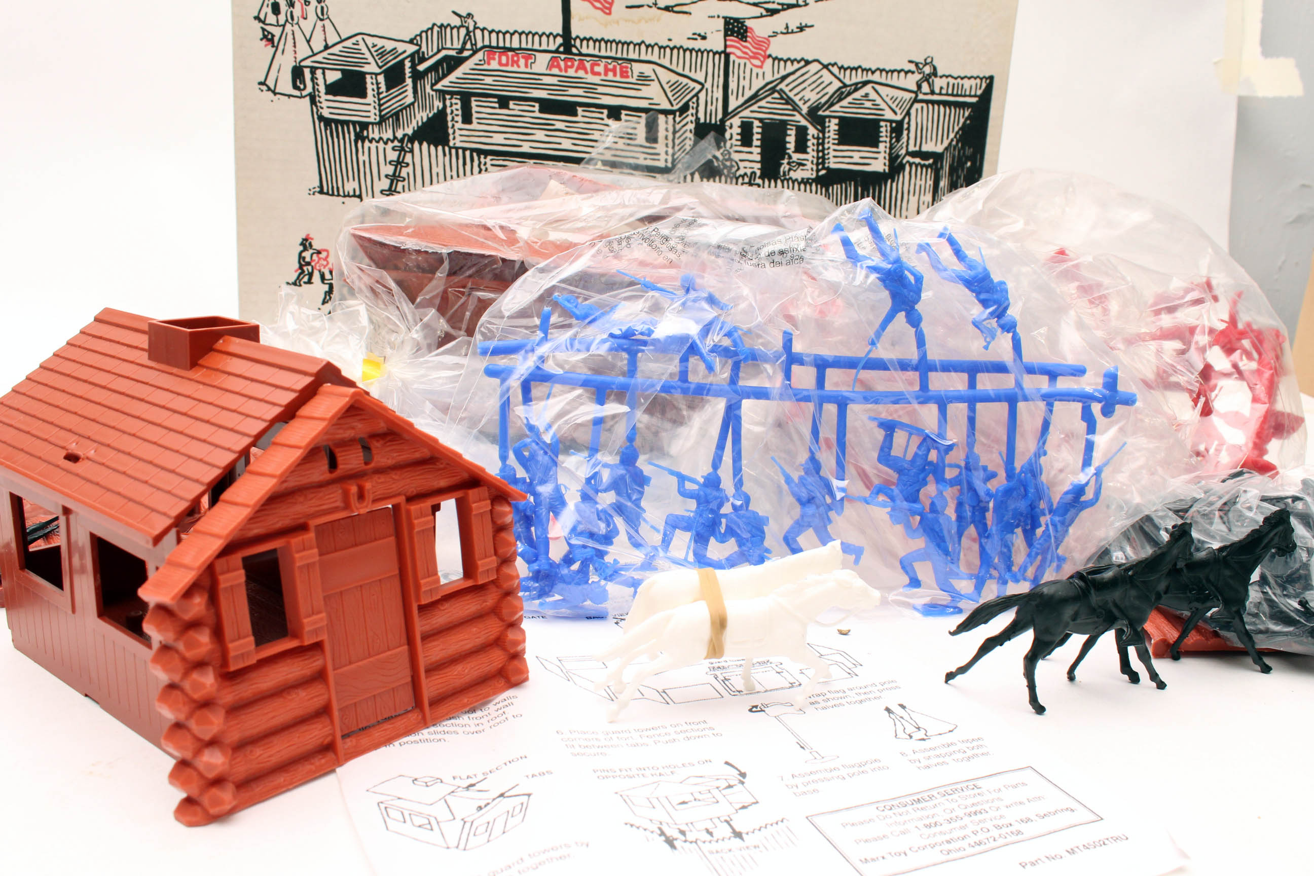 1995 Marx Commemorative Fort Apache Play Set