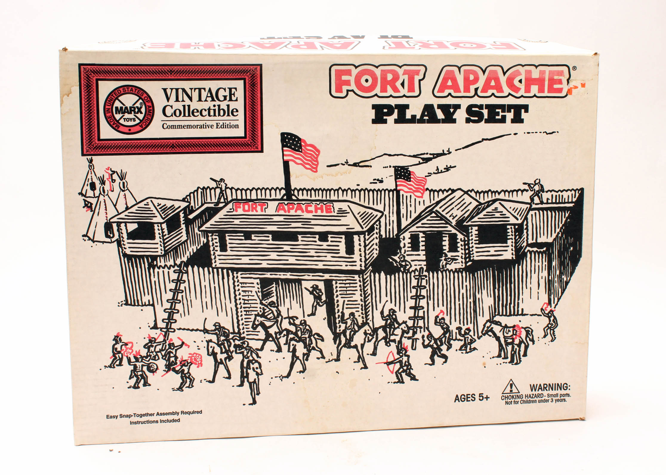 1995 Marx Commemorative Fort Apache Play Set