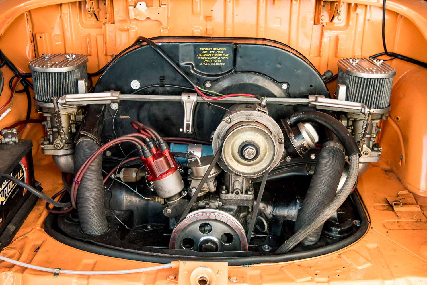 Amber Orange 1973 Volkswagen Karmann Ghia