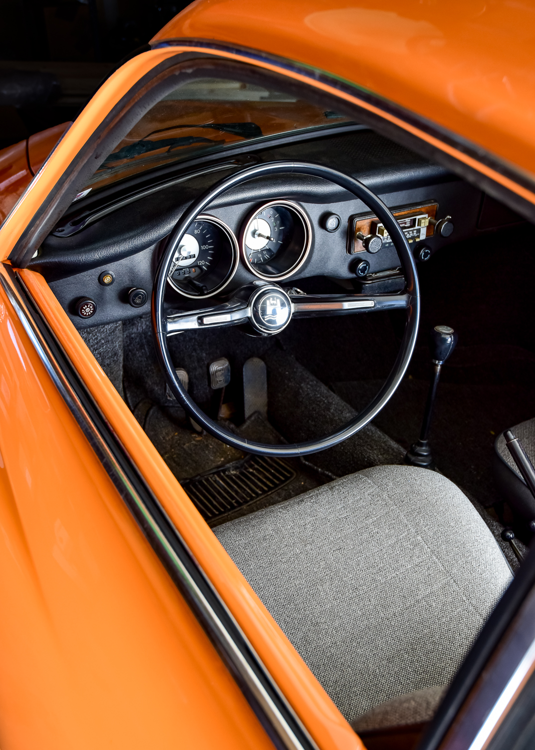 Amber Orange 1973 Volkswagen Karmann Ghia