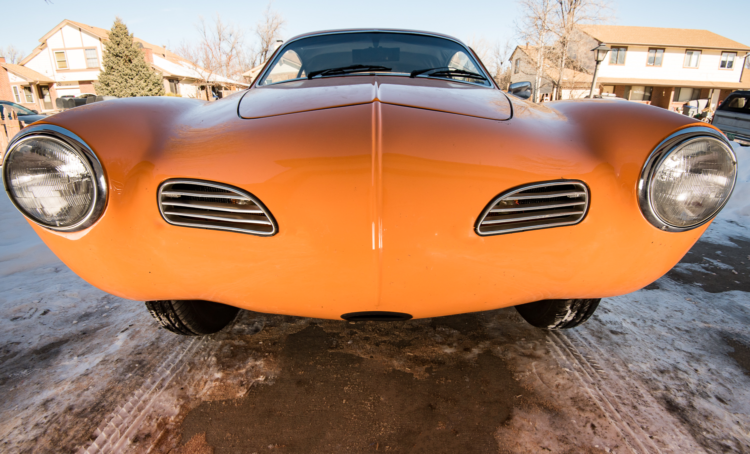 Amber Orange 1973 Volkswagen Karmann Ghia