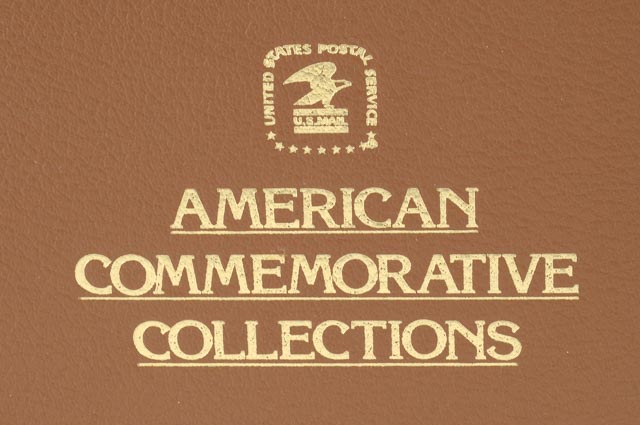 Eight Volumes, USPS American Commemorative Stamp Collection Books
