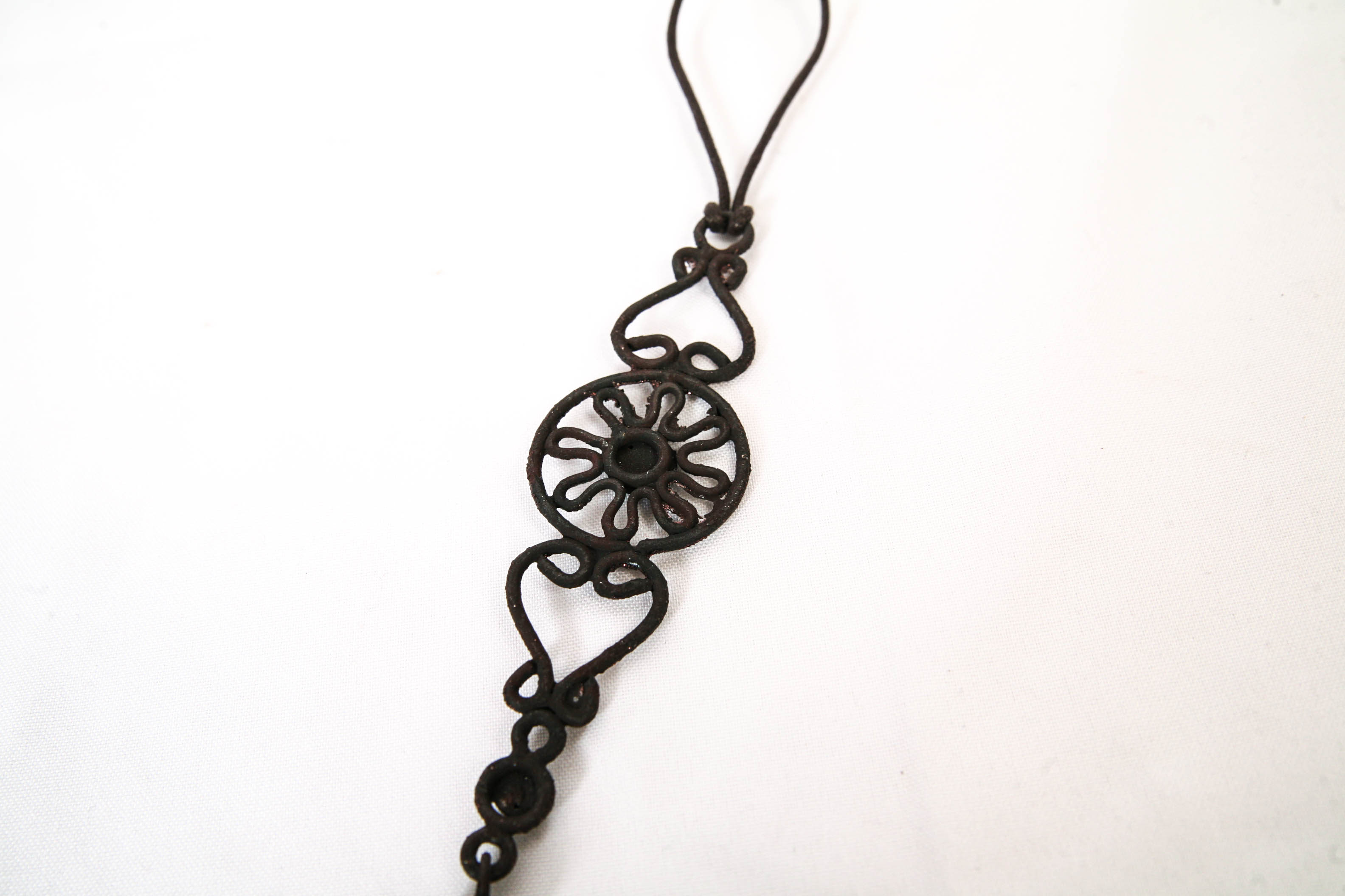 Brown and Teal Vase Duo